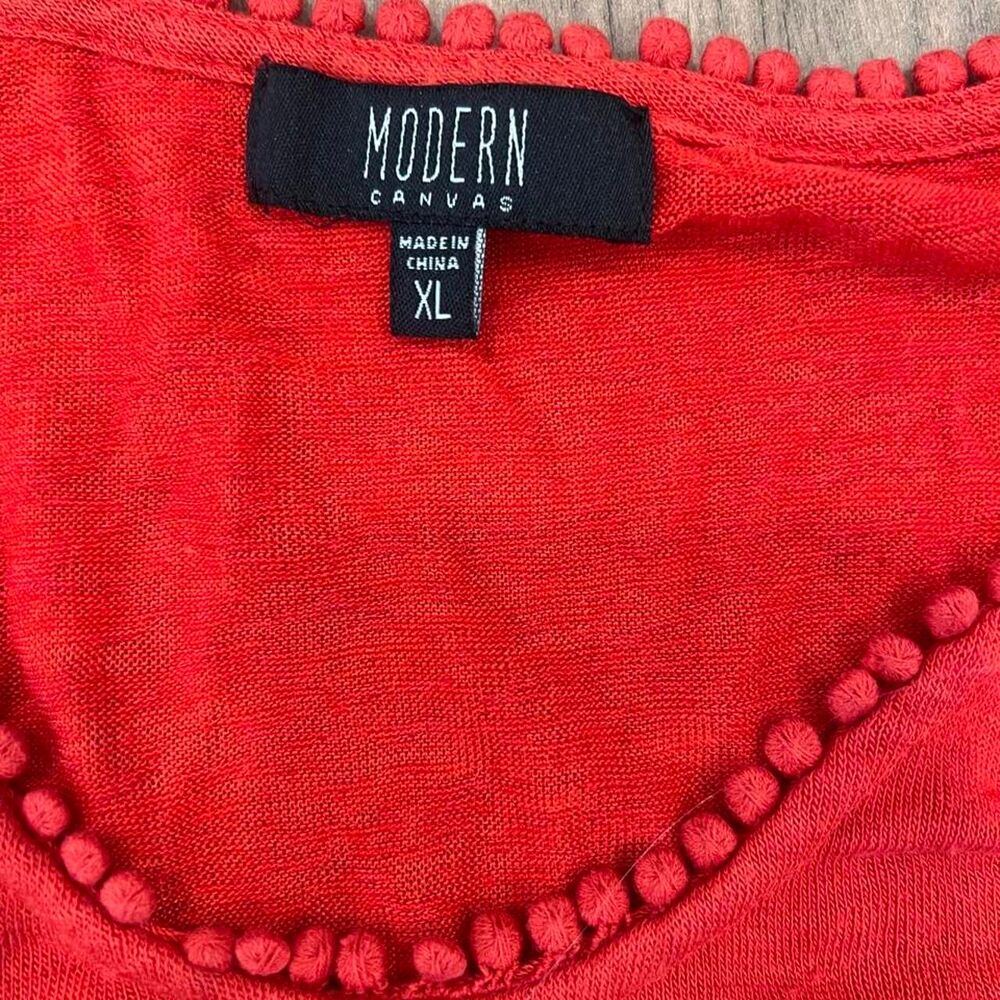Unbranded Women's Red and Orange Blouse